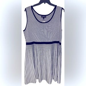 Stretchy Striped A-line Dress